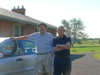 Ronald Tayler & John A. McDonald leave Woodstock, Ontario