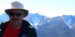 John on  top of sulphur mountain in Banff