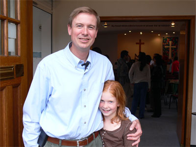 Pastor Craig O'Brien & his daughter