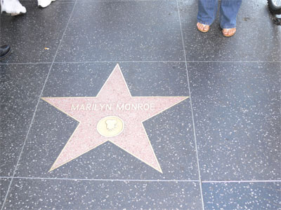 Marilyn Monroe's star - Movie logo 
