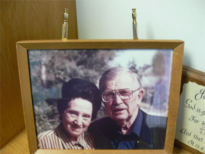 Recent photo of Dr. McGee and his wife shortly before his passing. 