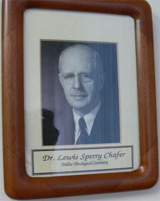 Dr. Lewis Sperry Chafer of Dallas theological Seminary, where Dr. McGee studied.