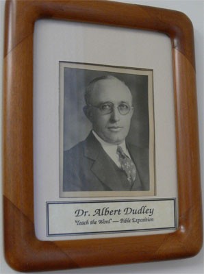 Dr. Albert Dudley who shared his vision of preaching the Word, which became Dr. McGee's life passion.