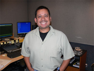 Nestor Fabian, the audio technician for TTB. I've been working with Nestor for years by email and over the phone, and was finally able to meet him. 