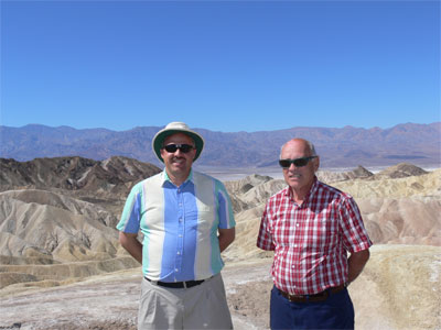 John & Ronald at Death Valley lookout 