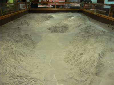 Relief map of Death Valley 